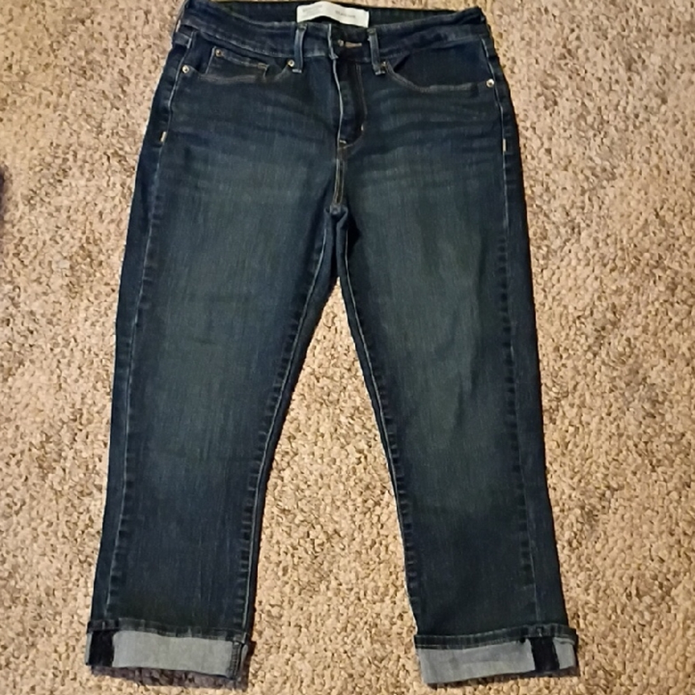 Signature by Levi Strauss Dark Blue Ankle Jeans